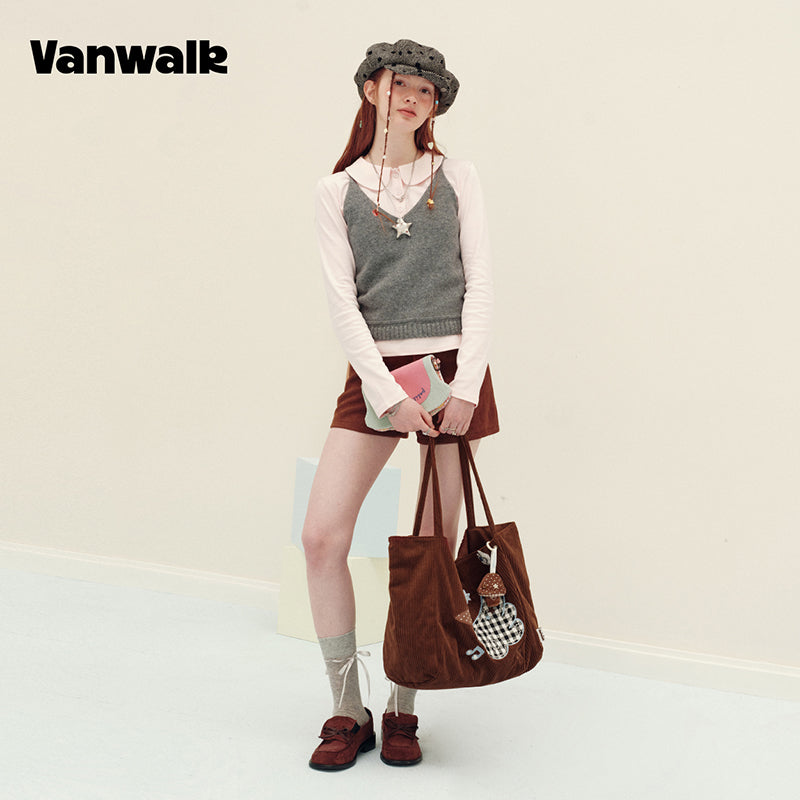 Vanwalk Skuldertaske med stor kapacitet fra Planner House-serien v3018