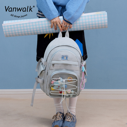 Vanwalk rygsæk med flere lommer og Lucky Star-design V2888
