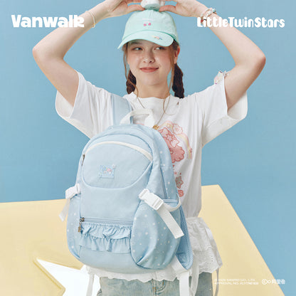 VANWALK Little Twin Stars Sanrio-samarbejdsrygsæk V3073