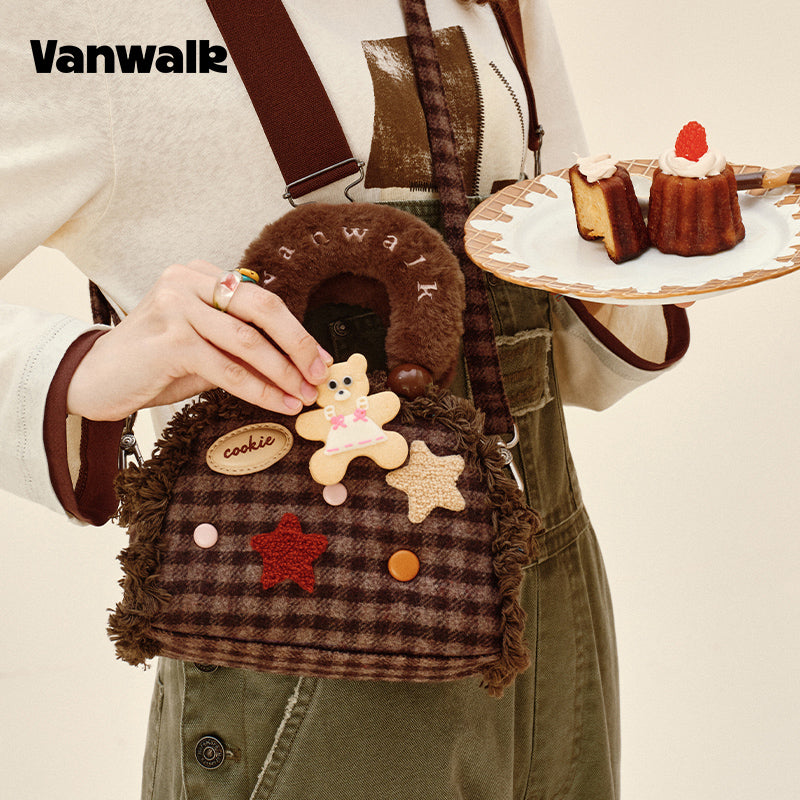 Vanwalk Pinecone Tribe-serien Originale skuldertasker Håndtaske V2992