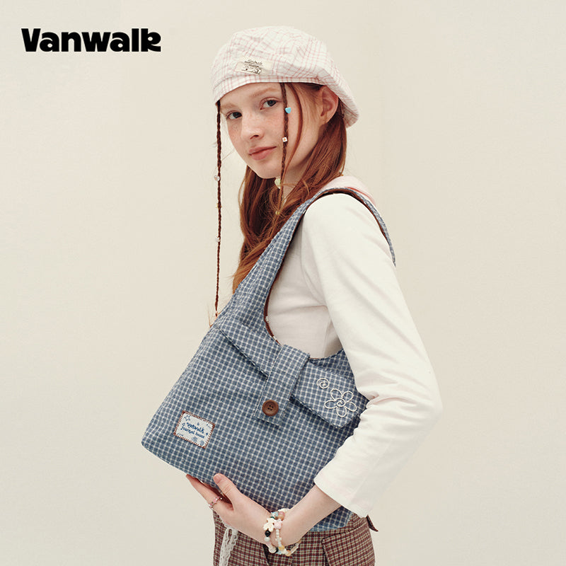 VANWALK Planner House-vendbar tote-/skuldertaske v3026