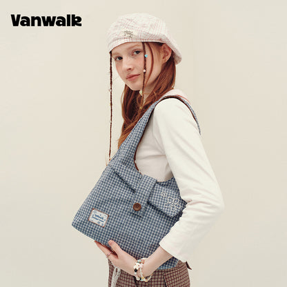 VANWALK Planner House-vendbar tote-/skuldertaske v3026