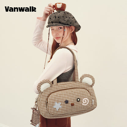 Vanwalk Skuldertaske med sødt design fra Notebook House-serien v3019