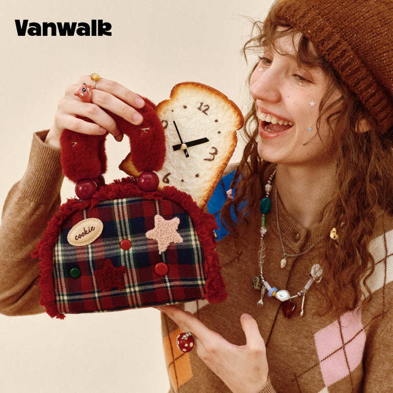 Vanwalk Pinecone Tribe-serien Originale skuldertasker Håndtaske V2992