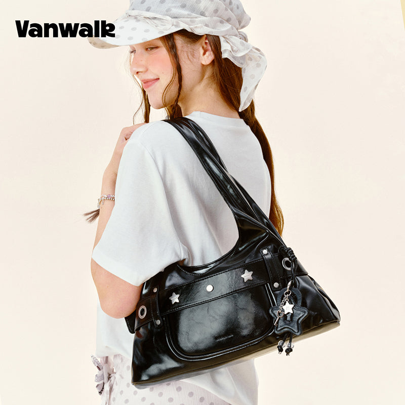 VANWALK Gulugulu-serien-original skuldertaske og håndtaske V3069