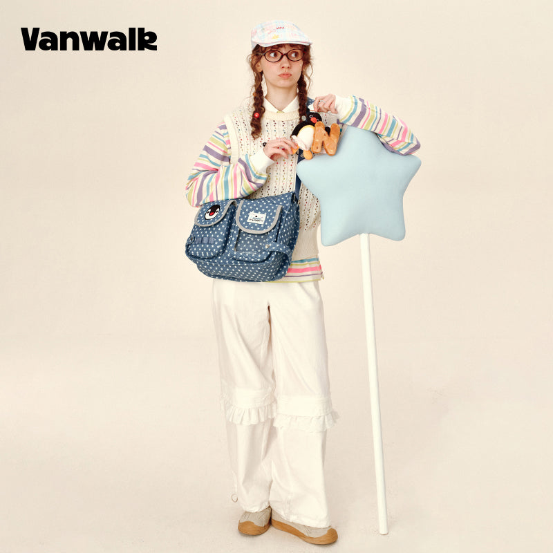 VANWALK Pingu-serien-original skuldertasker V2983