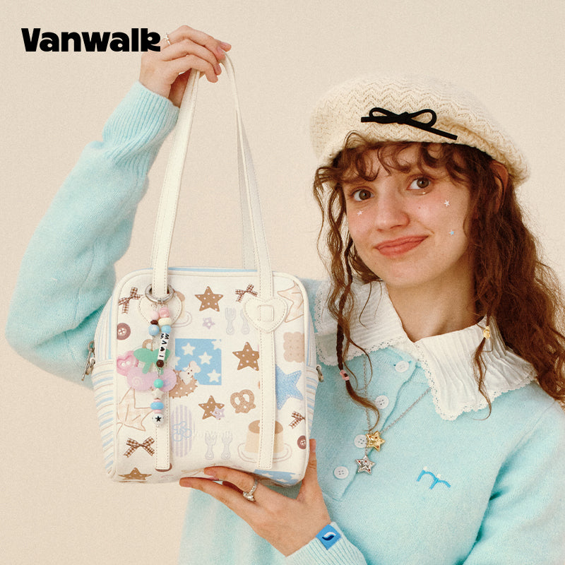 Vanwalk Pinecone Tribe-serien Originale skuldertasker Håndtaske V2975