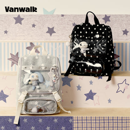 Vanwalk Rygsæk med flere lommer fra January Lucky Pony-serien v3007