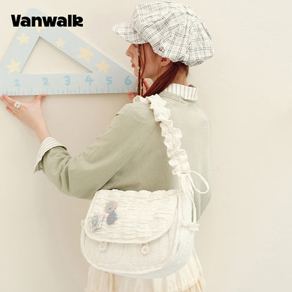 VANWALK Journal House-serien-original skuldertaske og håndtaske V3021