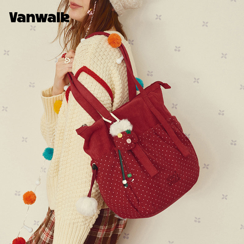 VANWALK Skuldertaske med stor kapacitet fra Christmas Collection v3002