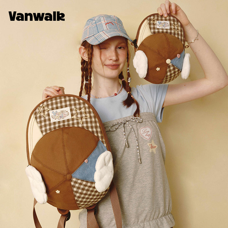 Vanwalk Original sød hverdagsrygsæk med englevinger v2942