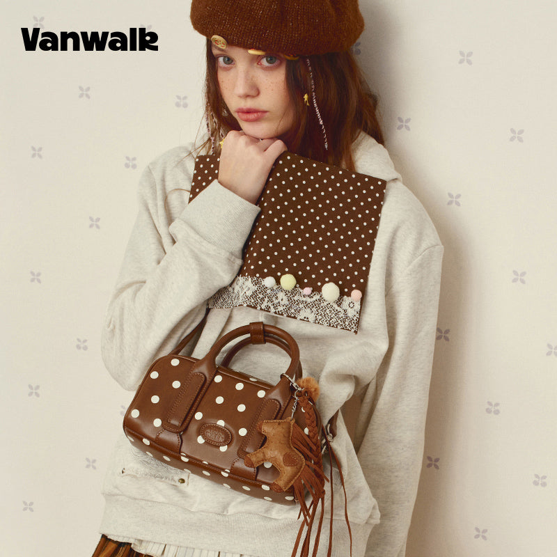 Vanwalk Sød design-skuldertaske med stor kapacitet v3005
