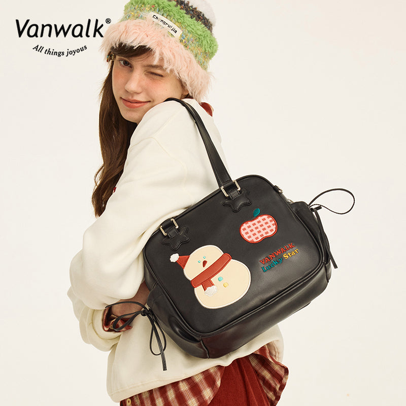 Vanwalk Christmas-skuldertaske med flere lommer V2873