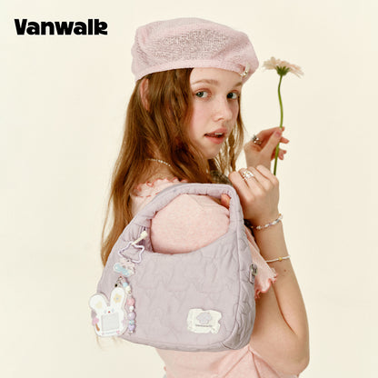 VANWALK Gulugulu-serien-original skuldertaske og håndtaske V3043