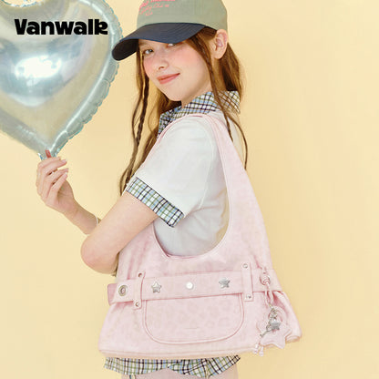 VANWALK Gulugulu-serien-original skuldertaske og håndtaske V3069