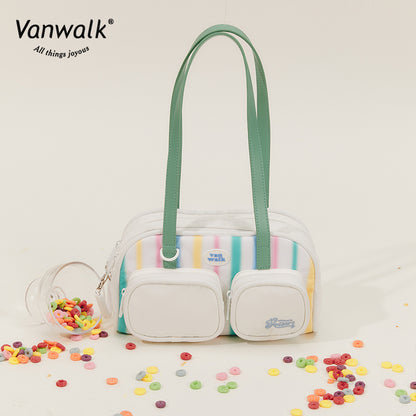 Vanwalk vandafvisende skuldertaske til sommerens afternoon tea V2629