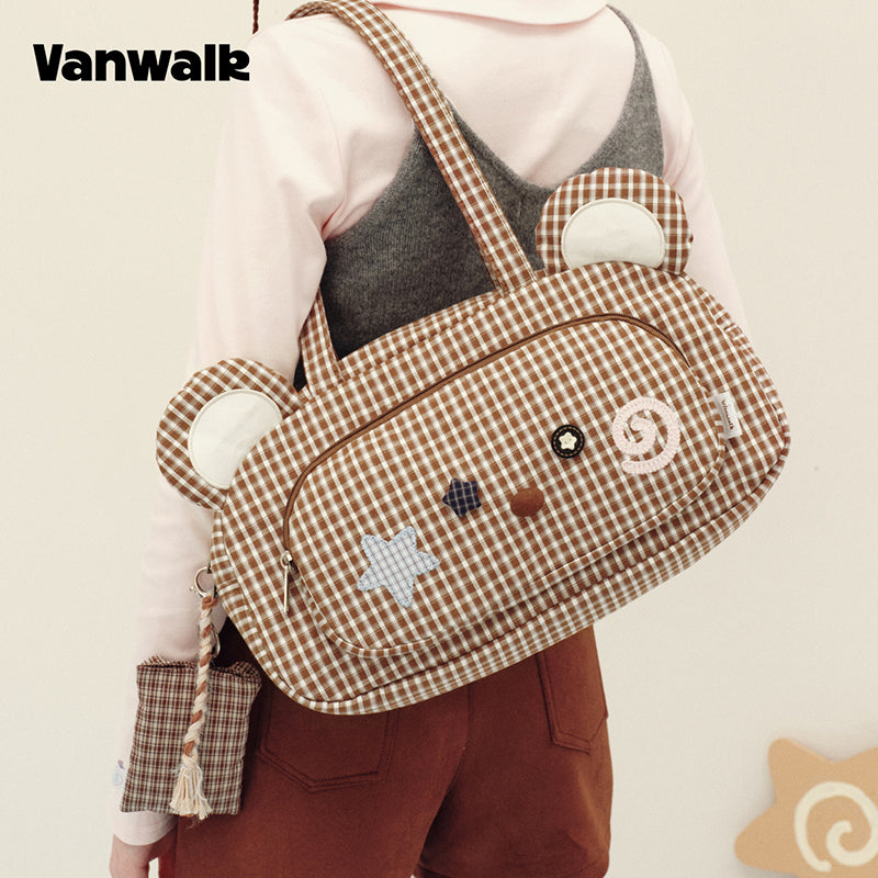 Vanwalk Skuldertaske med sødt design fra Notebook House-serien v3019