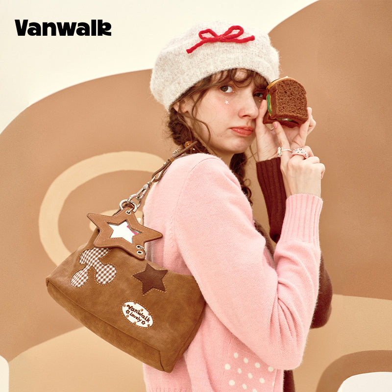 Vanwalk Pinecone Tribe-serien Originale skuldertasker Håndtaske V2979