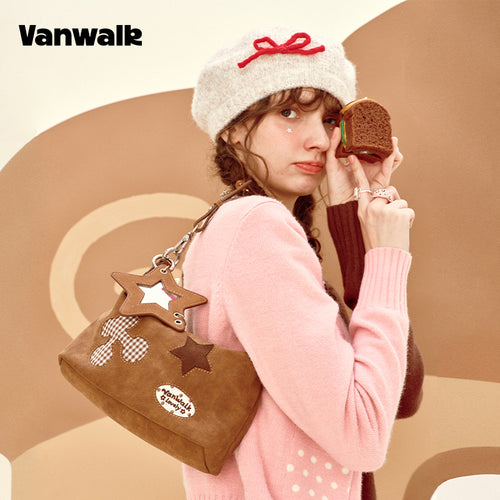 Vanwalk Pinecone Tribe-serien Originale skuldertasker Håndtaske V2979