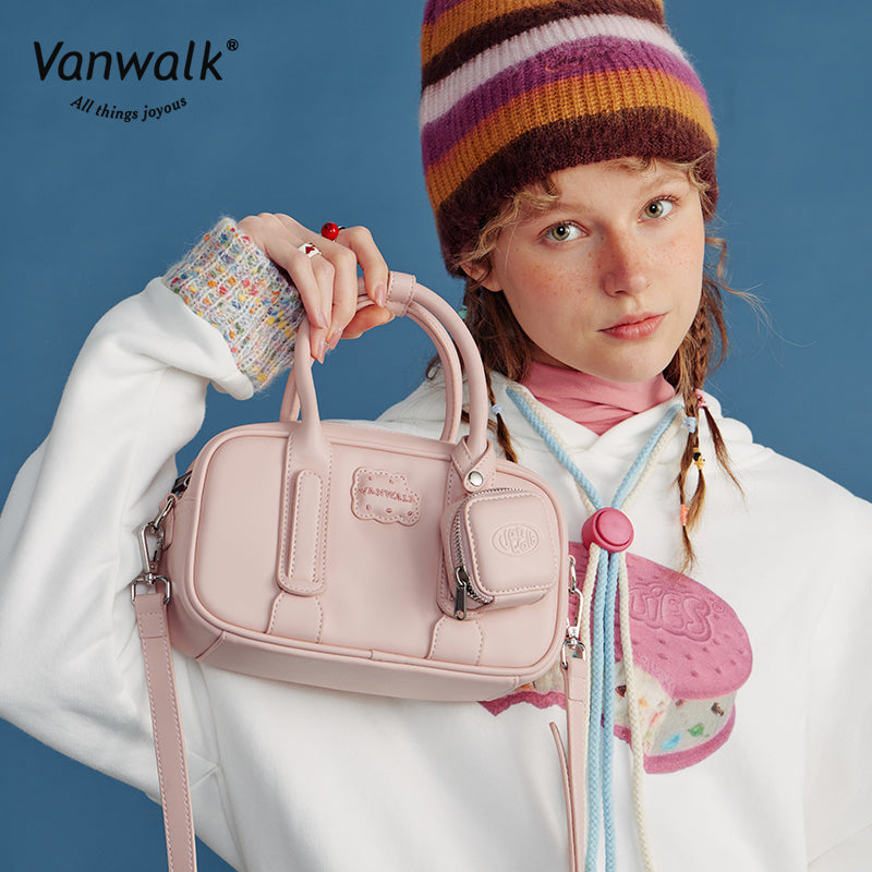 Vanwalk afslappet Lucky House-crossbodytaske V2725