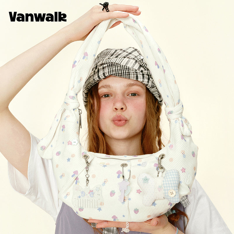 VANWALK Gulugulu-serien-original skuldertaske og håndtaske V3046