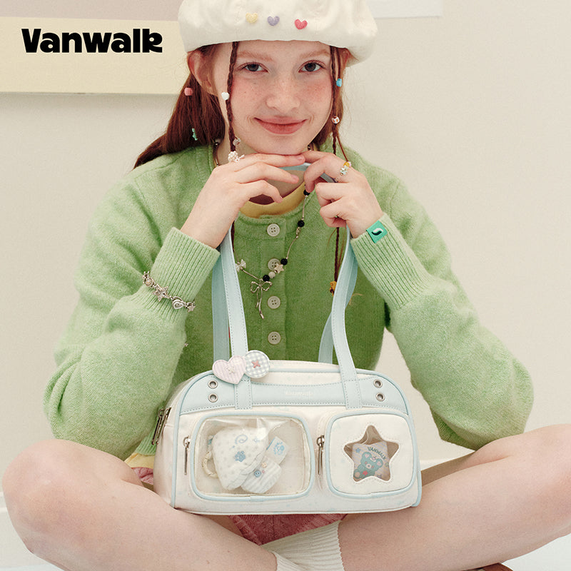 Vanwalk Skuldertaske med flere lommer fra Planner House-serien v3032