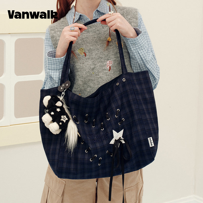 Vanwalk Skuldertaske med stor kapacitet fra Planner House-serien v3017