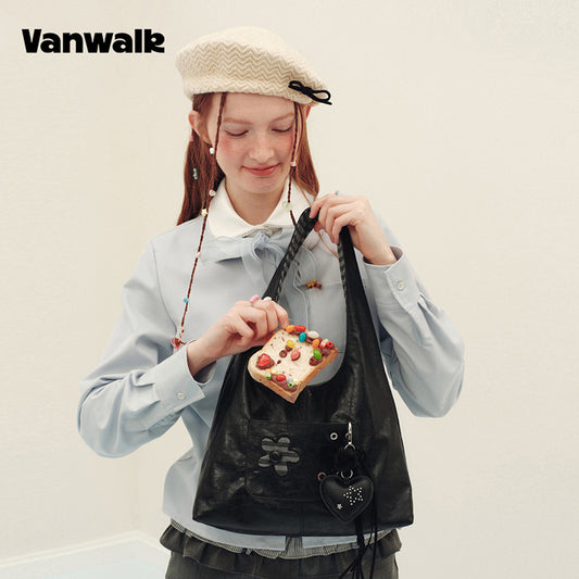 VANWALK Planner House-vendbar tote-/skuldertaske v3026