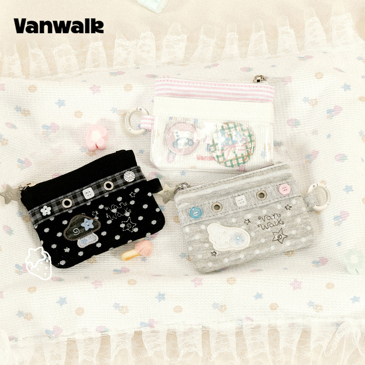 Vanwalk Cute Original Gulugulu-serien-møntpung vs100
