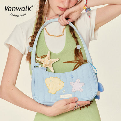 Vanwalk pendler-skuldertaske Bubble Island V2834