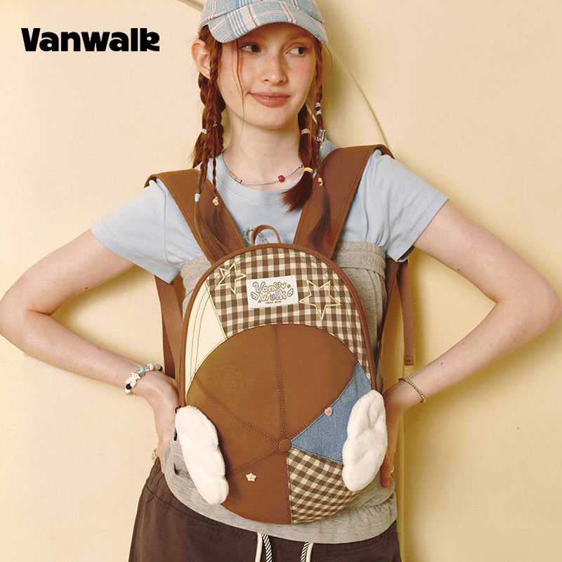 Vanwalk Original sød hverdagsrygsæk med englevinger v2942