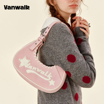 VANWALK Pinecone Tribe-serien-original skuldertaske og håndtaske V2985
