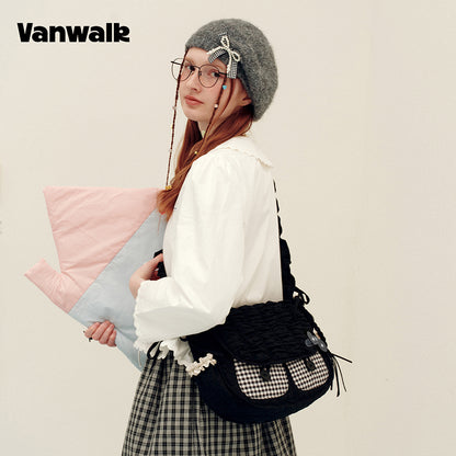 VANWALK Journal House-serien-original skuldertaske og håndtaske V3021