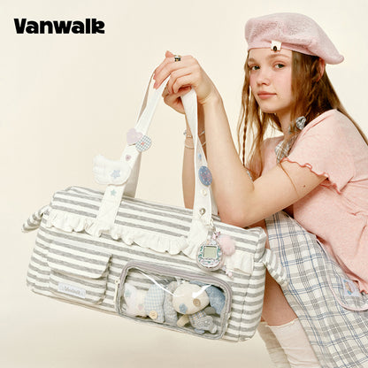 VANWALK Gulugulu-serien-skuldertaske med stor kapacitet V3055