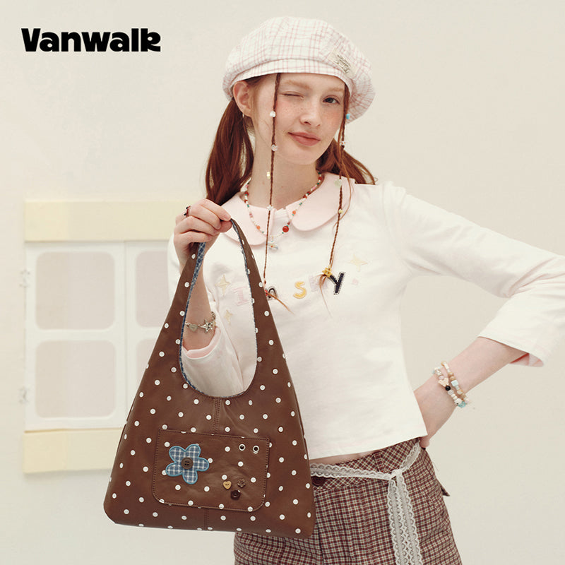 VANWALK Planner House-vendbar tote-/skuldertaske v3026