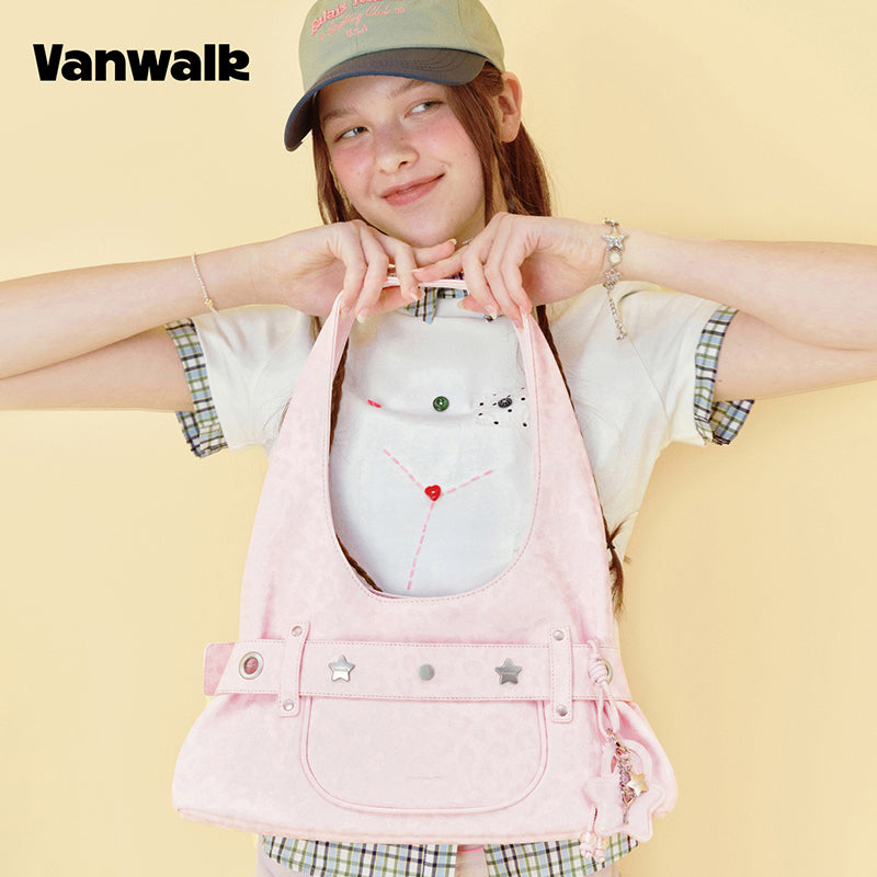VANWALK Gulugulu-serien-original skuldertaske og håndtaske V3069