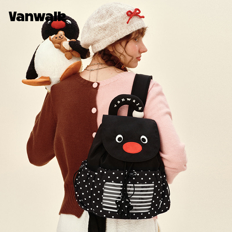 VANWALK Pingu-serien-rygsæk med sødt design v2980