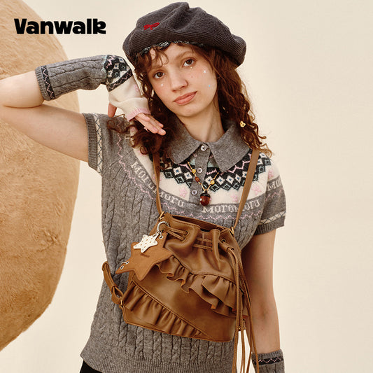 VANWALK Pinecone Tribe-serien Original skuldertasker V2988