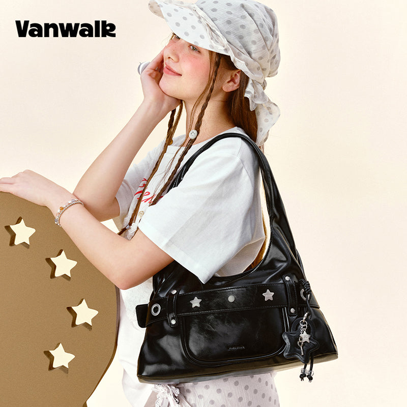 VANWALK Gulugulu-serien-original skuldertaske og håndtaske V3069