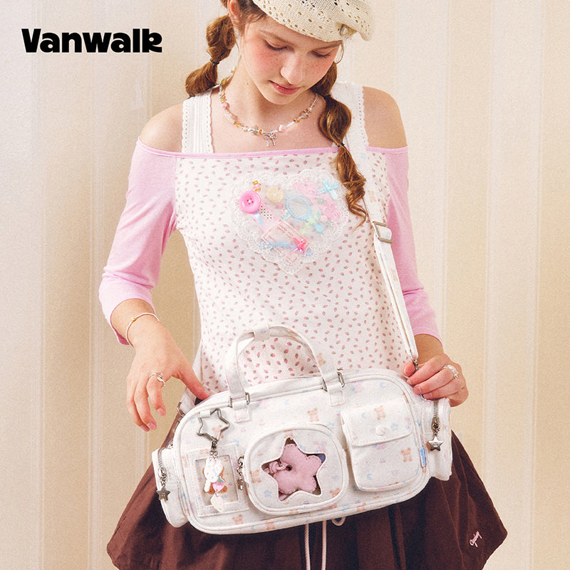 VANWALK Cocoa Pie-serien æstetisk Ita-taske skulderpung taske v3112