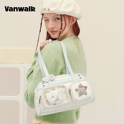 Vanwalk Skuldertaske med flere lommer fra Planner House-serien v3032