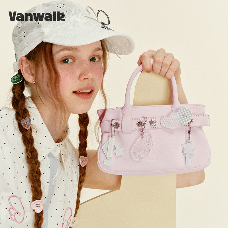 VANWALK Gulugulu-serien-original skuldertaske og håndtaske V3045