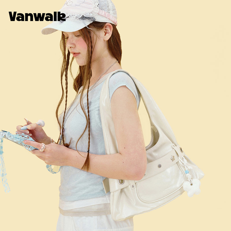 VANWALK Gulugulu-serien-original skuldertaske og håndtaske V3069