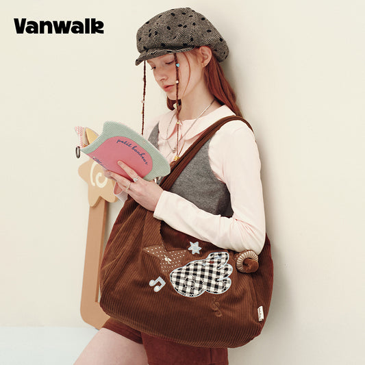 Vanwalk Skuldertaske med stor kapacitet fra Planner House-serien v3018