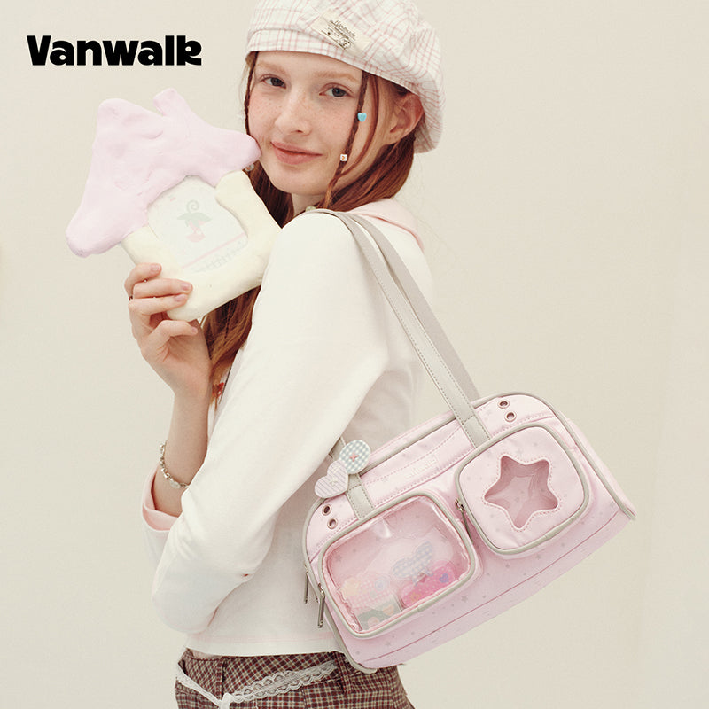 Vanwalk Skuldertaske med flere lommer fra Planner House-serien v3032