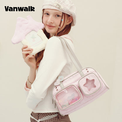 Vanwalk Skuldertaske med flere lommer fra Planner House-serien v3032