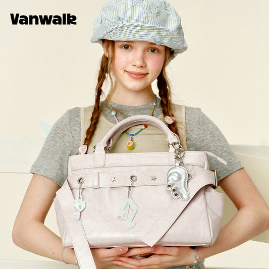 VANWALK Gulugulu-serien-PU-håndtaske V3056