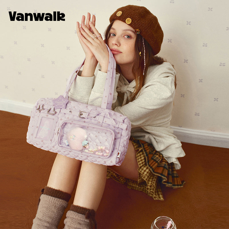 VANWALK Skuldertaske fra Glutinous Rice Ball-serien v2995