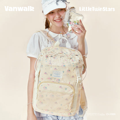 VANWALK Little Twin Stars Sanrio-samarbejdsrygsæk V3084