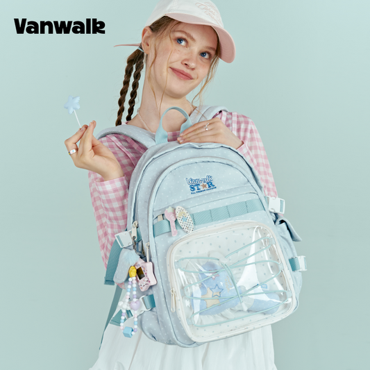 VANWALK rummelig rygsæk med July Specials-design v2933